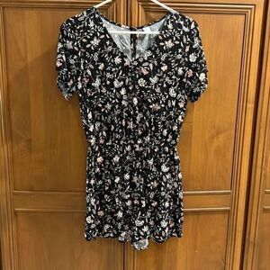 Old Navy Romper Black And Pink